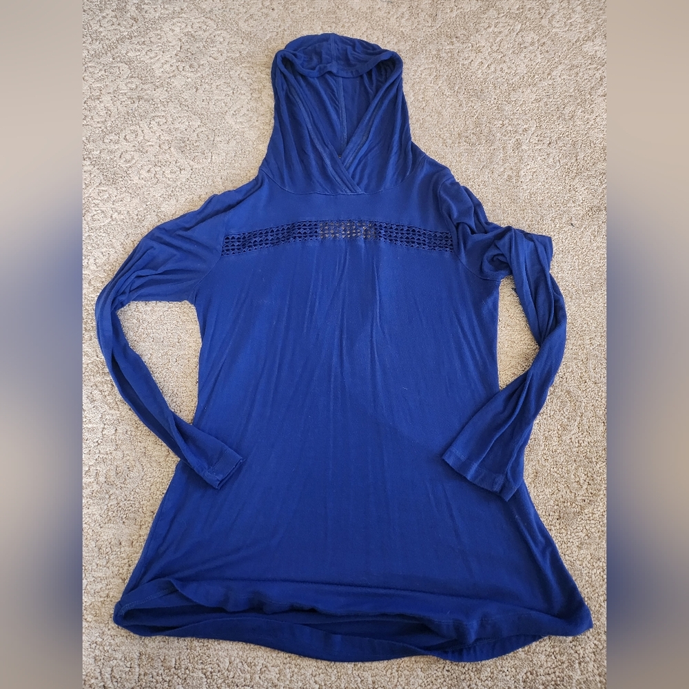 Blue Venus hooded shirt size xs